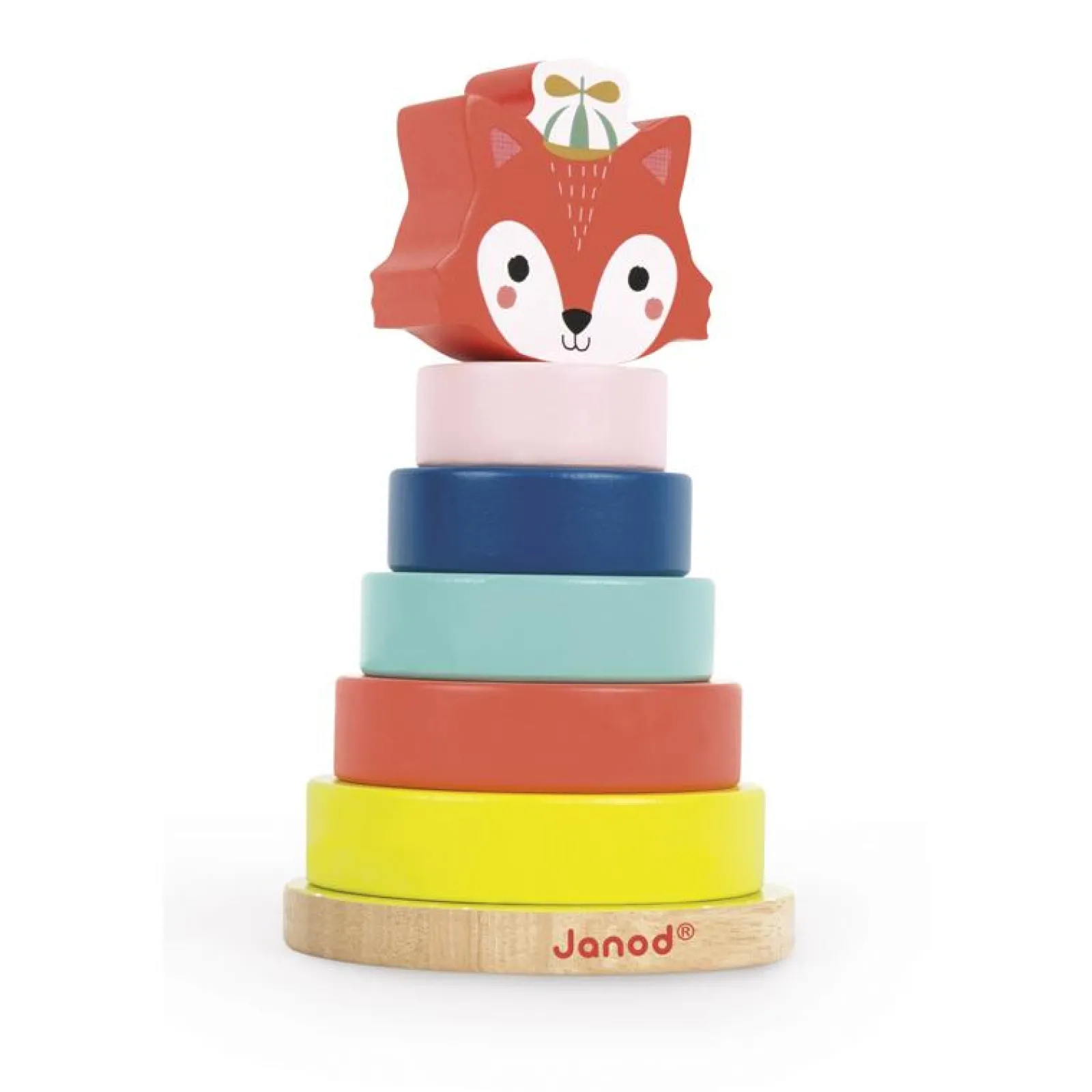 Kinder Little Helper Aktivitäts- und Lernspielzeug | Baby Forest Fox Stacker | Stapel- und Nestspielzeug