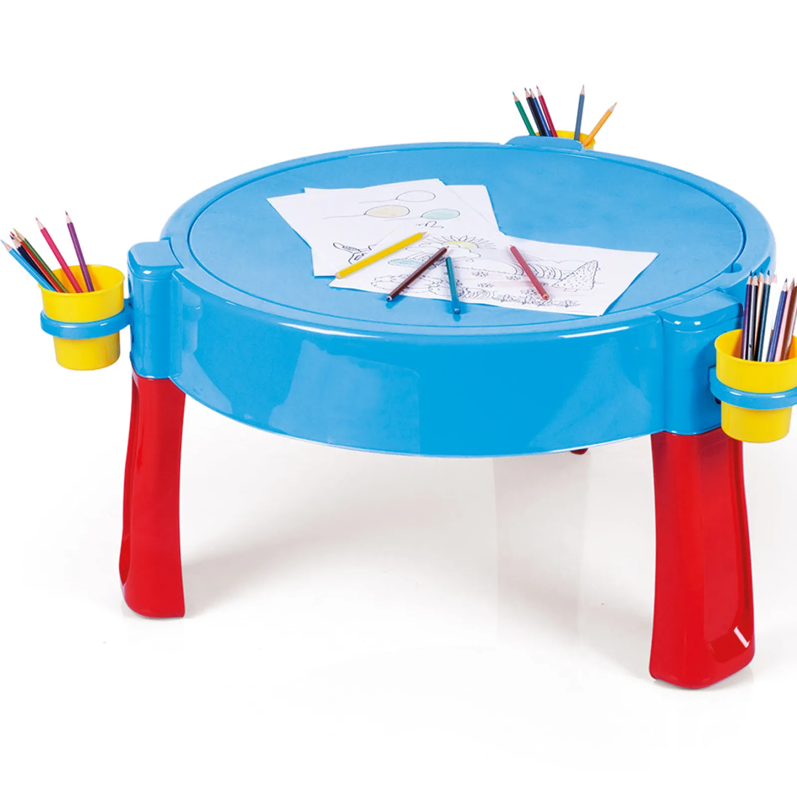 Little Helper 3-in-1 Sand- und Wassertisch für drinnen und draußen | Multi-Spielstation mit Malplatte