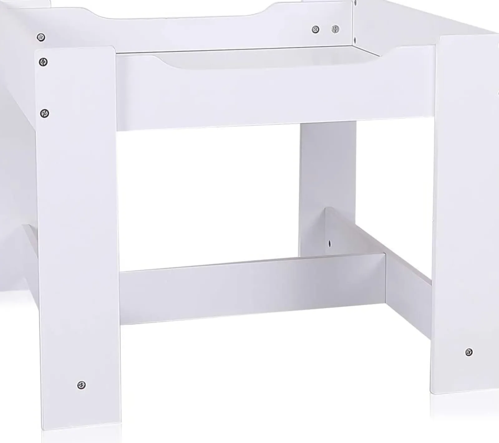 Kinder Little Helper 3-in-1-Holztisch und -Stühle für Kinder | Wendbare Tischplatte | Lego-Brett | Aufbewahrungsschubladen | Ab 3 Jahren