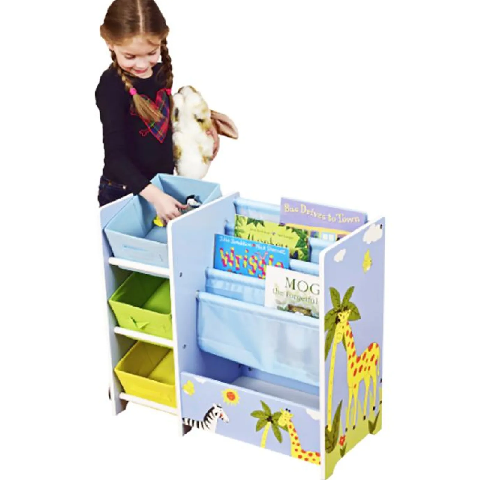 Kinder Little Helper Montessori-Aufbewahrungsbox Für Kinder Und Bücherregal Für Kinder | Afrikanische Tiere