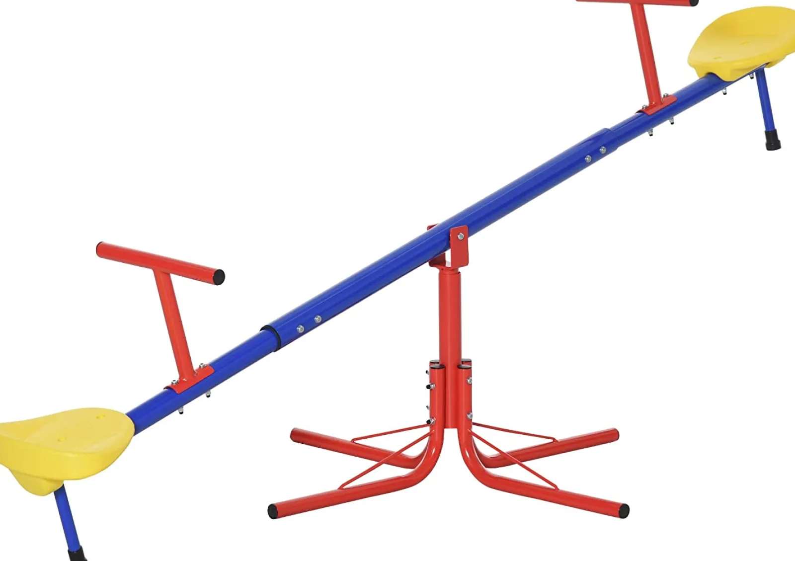 Little Helper Starke Und Robuste 360 ​​Grad Drehbare Metallwippe Für Kinder | 2 Sitze | 3 - 8 Jahre