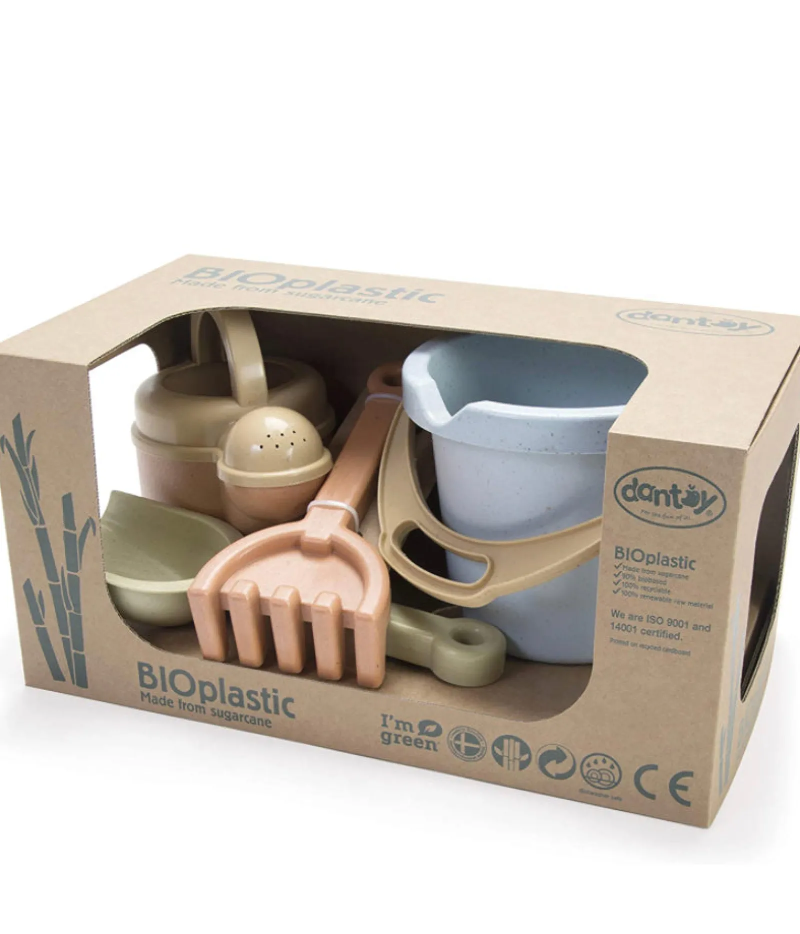 Little Helper 4-teiliges Sand- und Wasserspielset aus 100 % recycelbarem BIOKunststoff | Outdoor-Spielzeug für den Sandkasten | Ab 2 Jahren